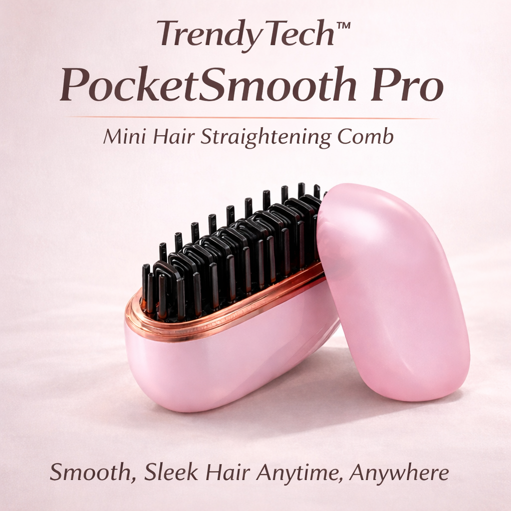 TrendyTech™ MiniGlow Hair Straightening Comb